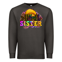 Smoke softball sister Premium Sweatshirt - OliviaCreatesArt