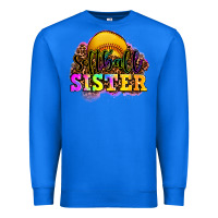 True Royal softball sister Premium Sweatshirt - OliviaCreatesArt