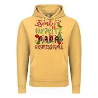 Vintage Mustard santa's favorite para professional Vintage Hoodie - MaliasSmallBusiness