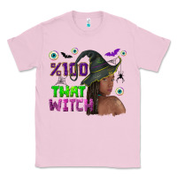Bubblegum Pink 100 that witch Classic Tee - NancyCooperArtShop