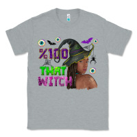 Heather Grey 100 that witch Classic Tee - NancyCooperArtShop