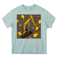 Excavator Seamless Pattern Heavy Core Tee | Teevron