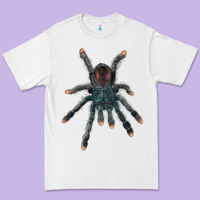 Pink Toe Tarantula Premium Tee Designed By Lillyallendesigns