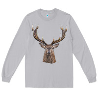 Moon Dust elk deer head Long Sleeve Tee - LillyAllenDesigns
