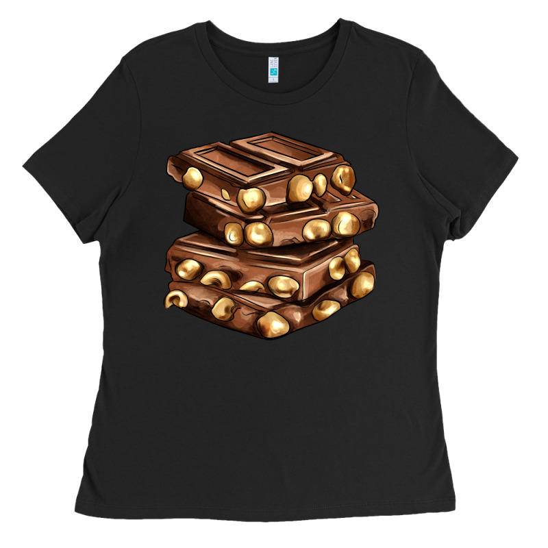 Nut And Chocolate Ladies Tee by AdoDesignShop | Teevron