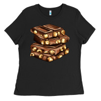 Black nut and chocolate Ladies Tee - AdoDesignShop