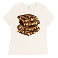 Bone nut and chocolate Ladies Tee - AdoDesignShop
