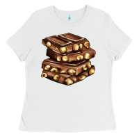 White nut and chocolate Ladies Tee - AdoDesignShop