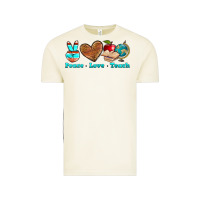Vintage Arctic peace love teach Vintage Tee - NancyCooperArtShop