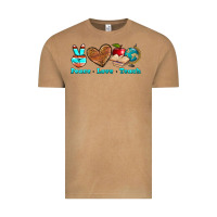Vintage Camel peace love teach Vintage Tee - NancyCooperArtShop
