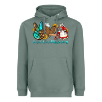 Sage peace love phlebotomy Heavyweight Hoodie - OliviaCreatesArt