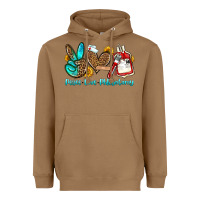 Toasted Coconut peace love phlebotomy Heavyweight Hoodie - OliviaCreatesArt