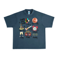 Midnight Navy happy new year Urban Heavy Tee - MaliasSmallBusiness