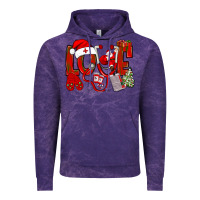 Cloud Purple christmas love nurse Vintage Hoodie - NancyCooperArtShop