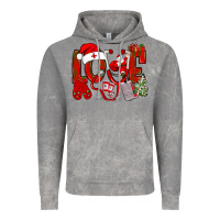 Cloud Rock christmas love nurse Vintage Hoodie - NancyCooperArtShop