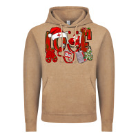 Vintage Coffee christmas love nurse Vintage Hoodie - NancyCooperArtShop