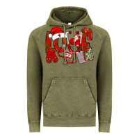 Vintage Olive christmas love nurse Vintage Hoodie - NancyCooperArtShop