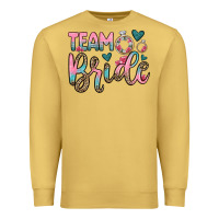 Antique Gold team bride Premium Sweatshirt - OliviaCreatesArt