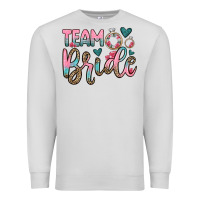 Dove Grey team bride Premium Sweatshirt - OliviaCreatesArt