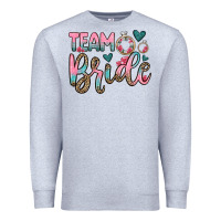 Heather Grey team bride Premium Sweatshirt - OliviaCreatesArt