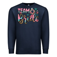Navy team bride Premium Sweatshirt - OliviaCreatesArt