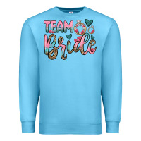 Ocean Blue team bride Premium Sweatshirt - OliviaCreatesArt