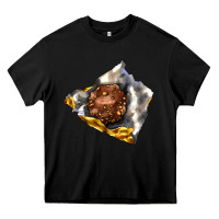 Black chocolate package Heavy Core Tee - AdoDesignShop