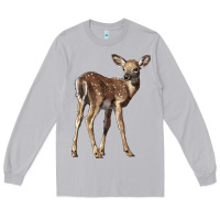 Moon Dust white tailed fawn deer Long Sleeve Tee - LillyAllenDesigns