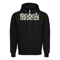 Black retro smiley faces Zipper Hoodie - TumblerDesignByShophia