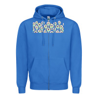 True Royal retro smiley faces Zipper Hoodie - TumblerDesignByShophia