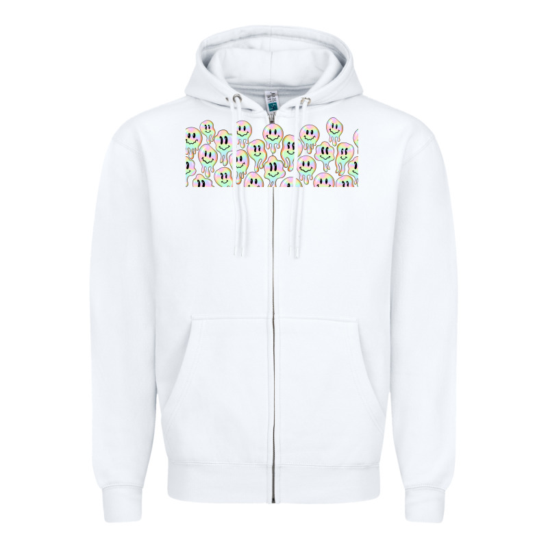 Retro Smiley Faces Zipper Hoodie by TumblerDesignByShophia | Teevron