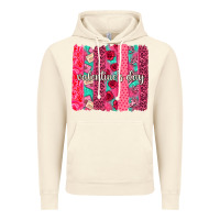 Vintage Artic valentines day brushstroke background brushstroke Vintage Hoodie - NancyCooperArtShop