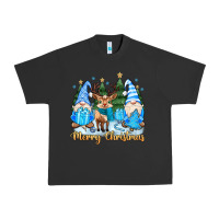 Pigment Black merry christmas gnome Urban Heavy Tee - MaliasSmallBusiness