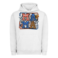 Pigment Lunar Rock Army Veteran mama leopard frame 4th of July Urban Hoodie - LillyAllenDesigns