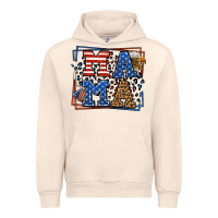 Sandshell Army Veteran mama leopard frame 4th of July Urban Hoodie - LillyAllenDesigns