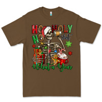 Cacao ho ho holy shit what a year christmas skeleton Premium Tee - Jasminsmagicworld