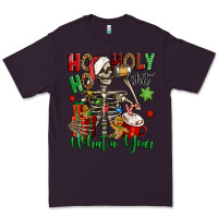 Plum ho ho holy shit what a year christmas skeleton Premium Tee - Jasminsmagicworld