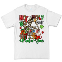 White ho ho holy shit what a year christmas skeleton Premium Tee - Jasminsmagicworld