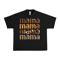 Black faux sequins mama Urban Heavy Tee - JahusDesignShop