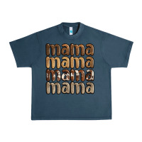 Midnight Navy faux sequins mama Urban Heavy Tee - JahusDesignShop