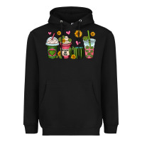 Black stuck on you cactus coffee cups Heavyweight Hoodie - OliviaCreatesArt