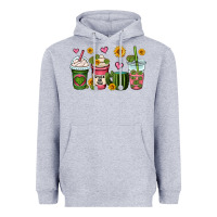 Heather Grey stuck on you cactus coffee cups Heavyweight Hoodie - OliviaCreatesArt