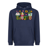 Navy stuck on you cactus coffee cups Heavyweight Hoodie - OliviaCreatesArt