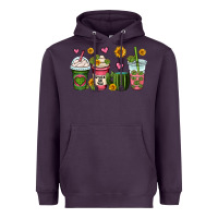 Plum stuck on you cactus coffee cups Heavyweight Hoodie - OliviaCreatesArt