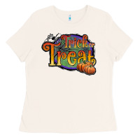 Bone trick or treat black Ladies Tee - JahusDesignShop
