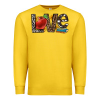 Lemon love teacher Premium Sweatshirt - OliviaCreatesArt