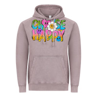 Vintage Zinc choose happy with smile Vintage Hoodie - NancyCooperArtShop