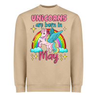 Mushroom unicorns are born in may Heavyweight Sweatshirt - Jasminsmagicworld