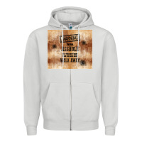 Dove Grey warning i'm an asshole with rusty background Zipper Hoodie - TumblerDesignByShophia