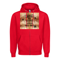 Red warning i'm an asshole with rusty background Zipper Hoodie - TumblerDesignByShophia
